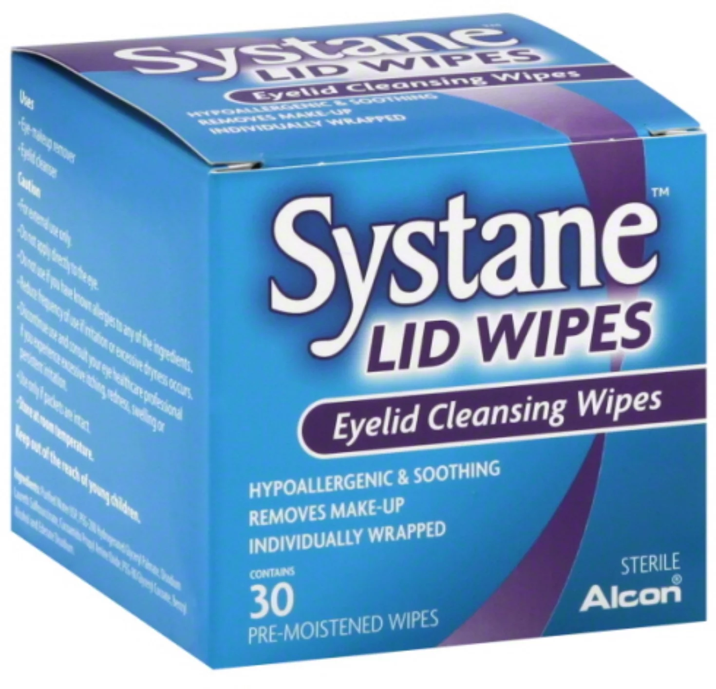 Systane Lid Wipes Eyelid Cleansing Wipes 30 Each (Pack of 3)