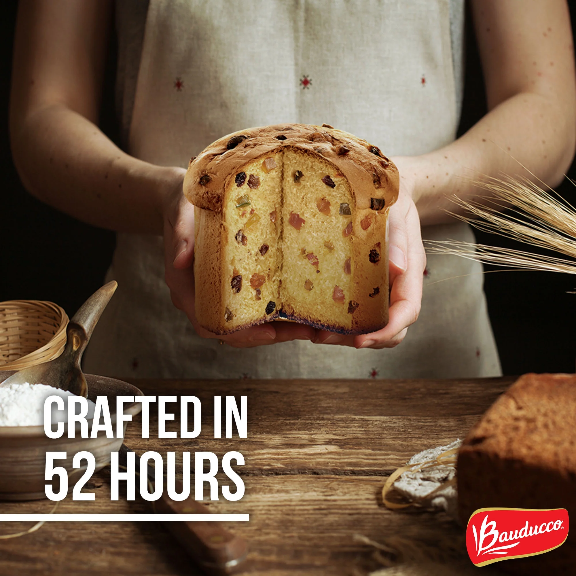 Bauducco Panettone - Traditional Holiday Cake - Moist & Fresh Specialty Cake - All Butter Gift Pack 32.05 Oz