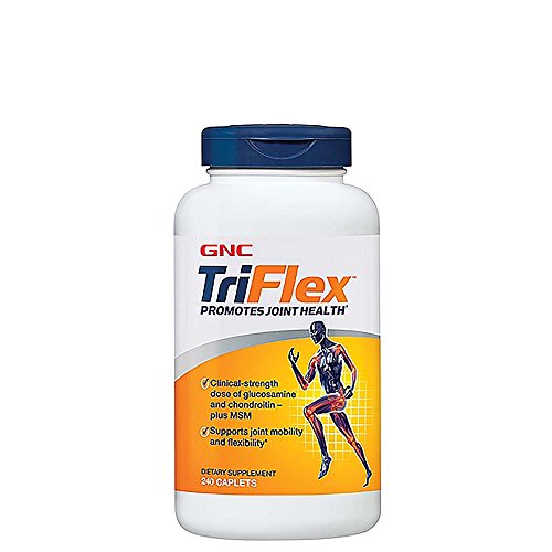 GNC TriFlex, Targeted Joint, Bone & Cartilage Health Supplement with Glucosamine Chondroitin & MSM, Support Mobility & Flexibility, 240 Caplets