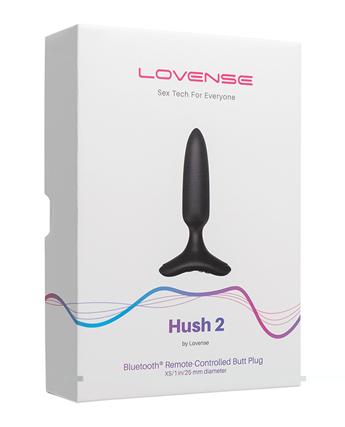 Lovense Hush 2 App-Compatible Butt Plug 1 in.