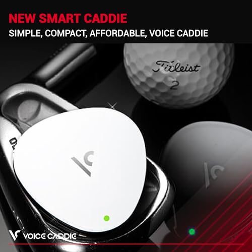 Voice Caddie VC4 Golf GPS Range Finder with Voice Output of Distance, Auto Slope, and Active Green Info on 40,000+ Courses - 8 Hours of Battery Life