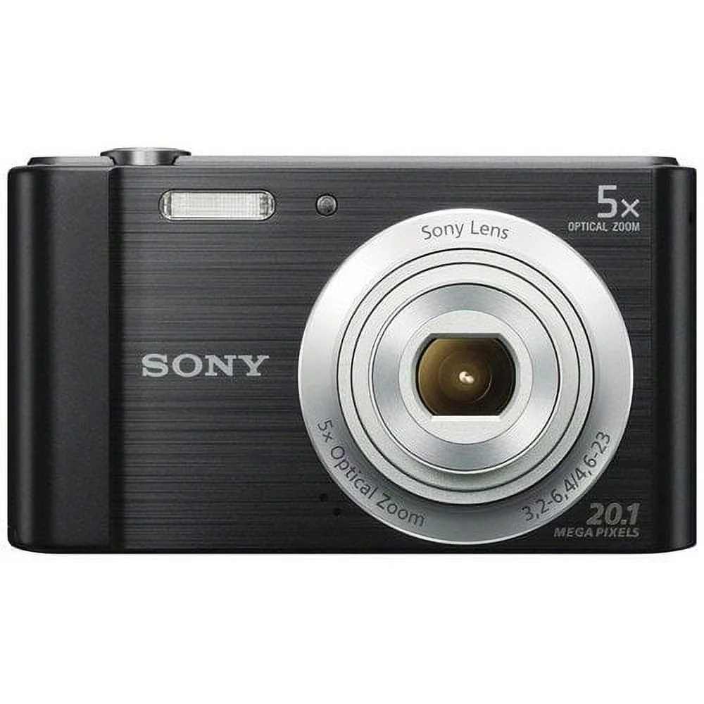 Sony Cyber-shot DSC-W800 Digital Camera (Black) + 32GB Pixi-Basic I3ePro Accessory Bundle