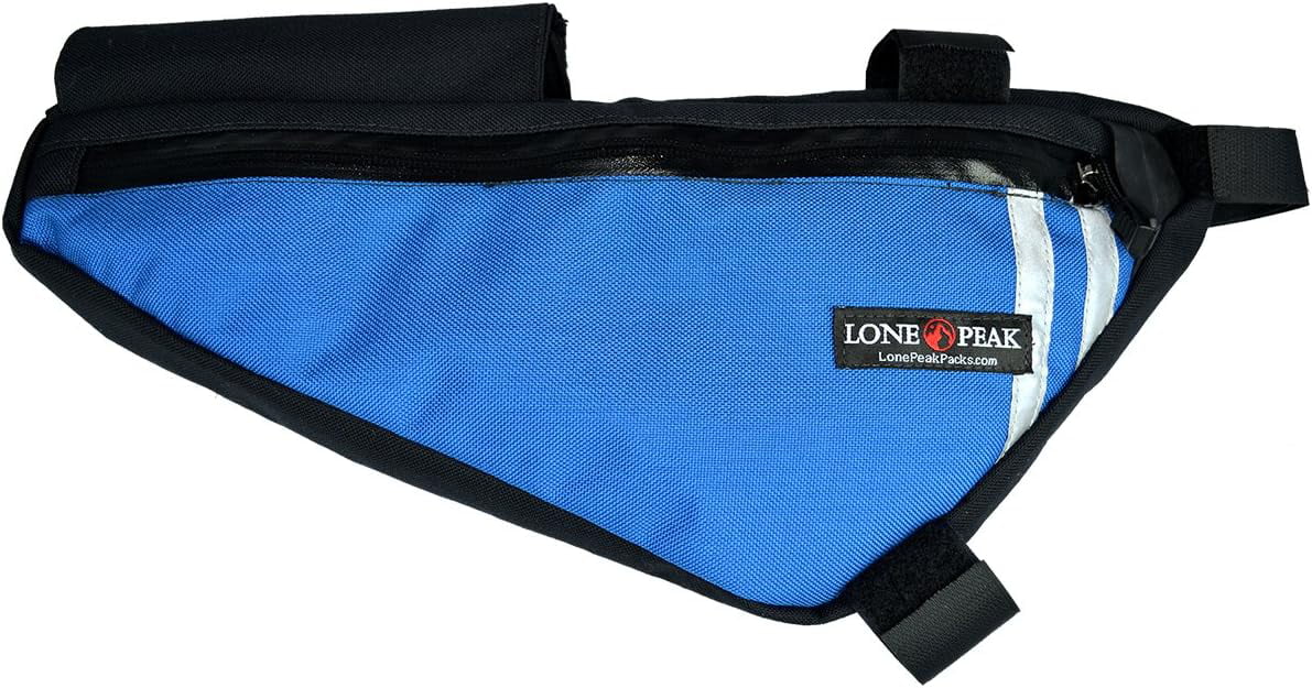 Lone Peak Standard Bicycle Front Frame Bag Pack Blue