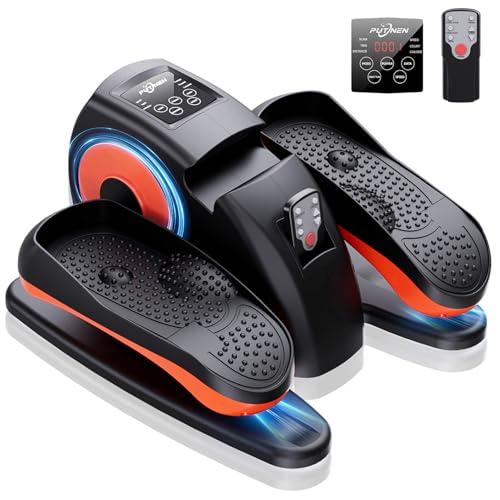 Under Desk Elliptical Machine, Electric Ellipse Leg Exerciser as Seen on Tv for Seniors with 12 Adjustable, Portable Quiet Elliptical Machine, Seated Pedal Exerciser with Remote Control