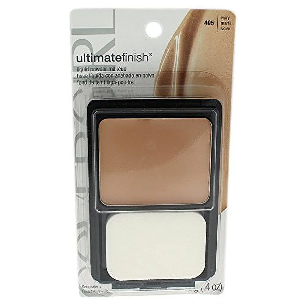 COVERGIRL Outlast All-Day Ultimate Finish 3-in-1 Foundation, 405 Ivory (Pack of 2)