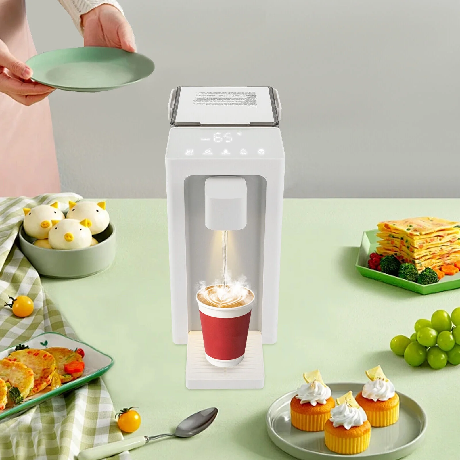 Instant Hot Cold Water Dispenser Countertop Water Cooler Dispenser 5 Temperature