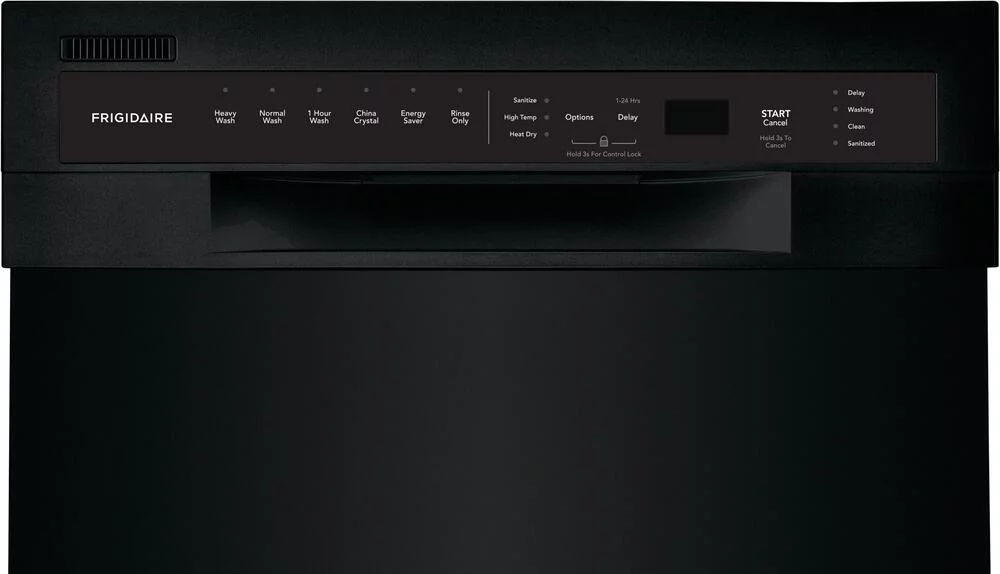 Frigidaire FFBD1831UB 18 Inch Built In Dishwasher in Black