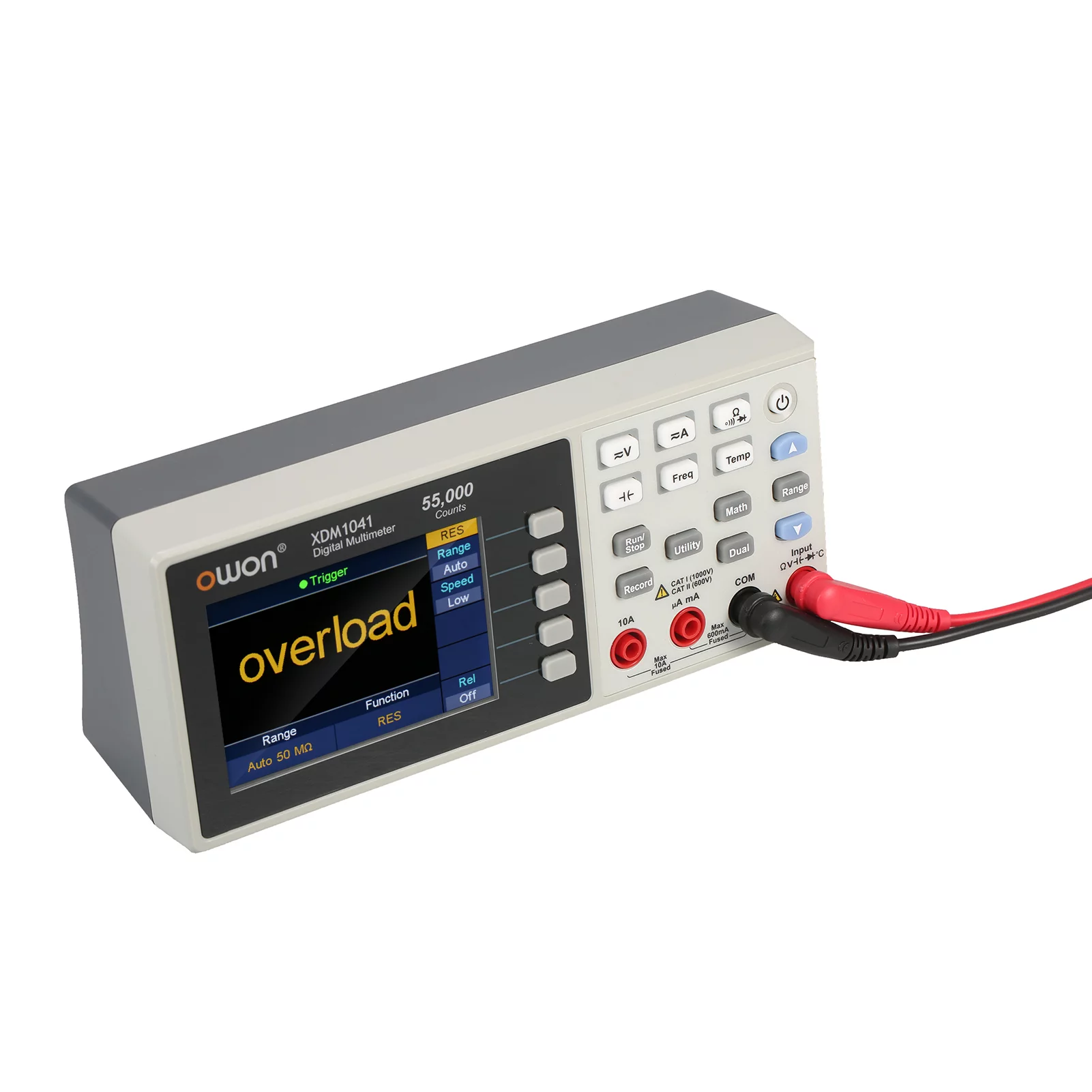 Owon 55,000 Counts Digital Multimeter High Accuracy Universal Meter with 3.7-inch TFT LCD Screen with Backlight Multifun
