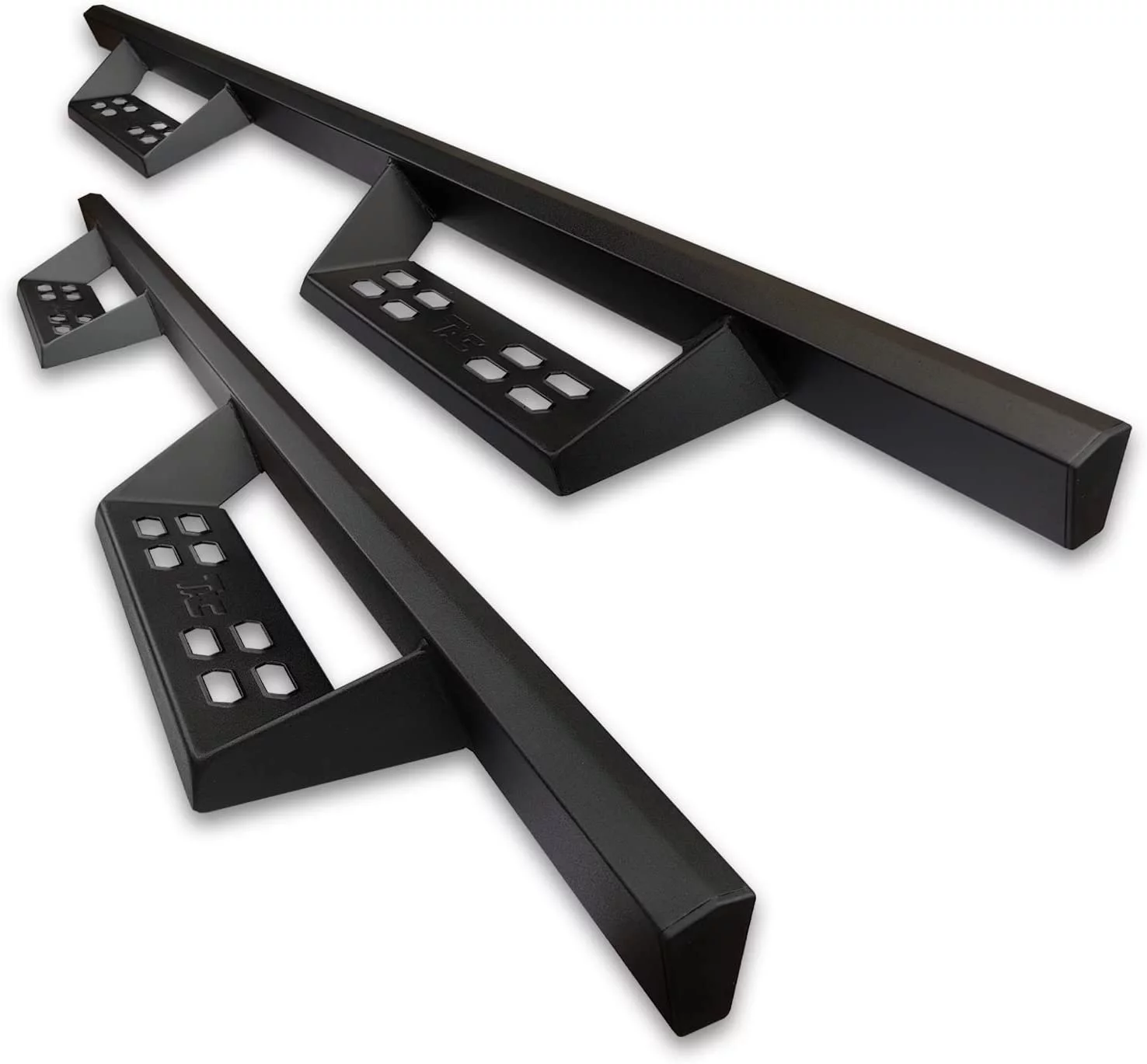 TAC Sniper Running Boards Fit 2007-2018 Silverado/Sierra 1500|2007-2019 2500/3500 Extended/Double Cab (Incl. 2019 Silverado 1500 LD/Sierra 1500 Limited) Truck Pickup 4