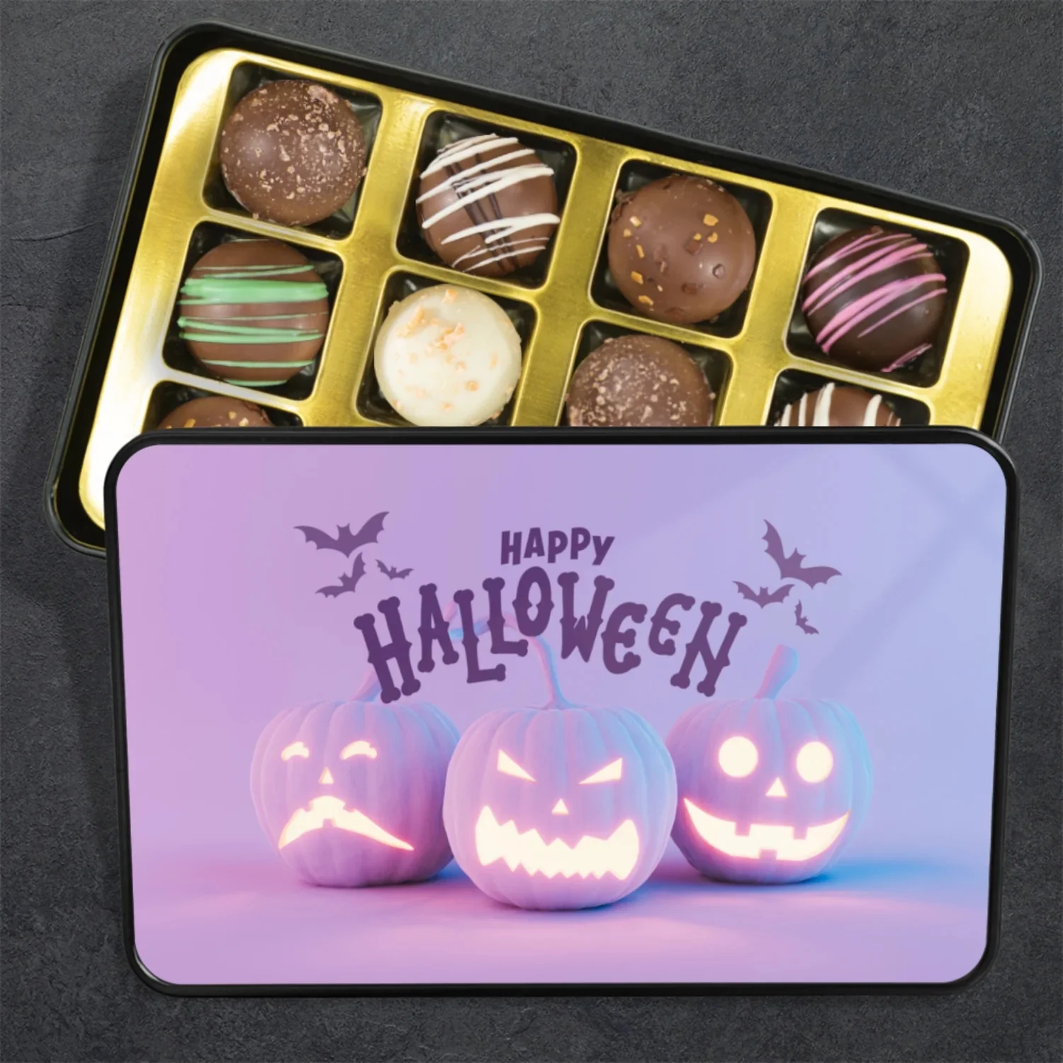 Halloween Chocolate Truffle Gift Box, Halloween Teacher Gift