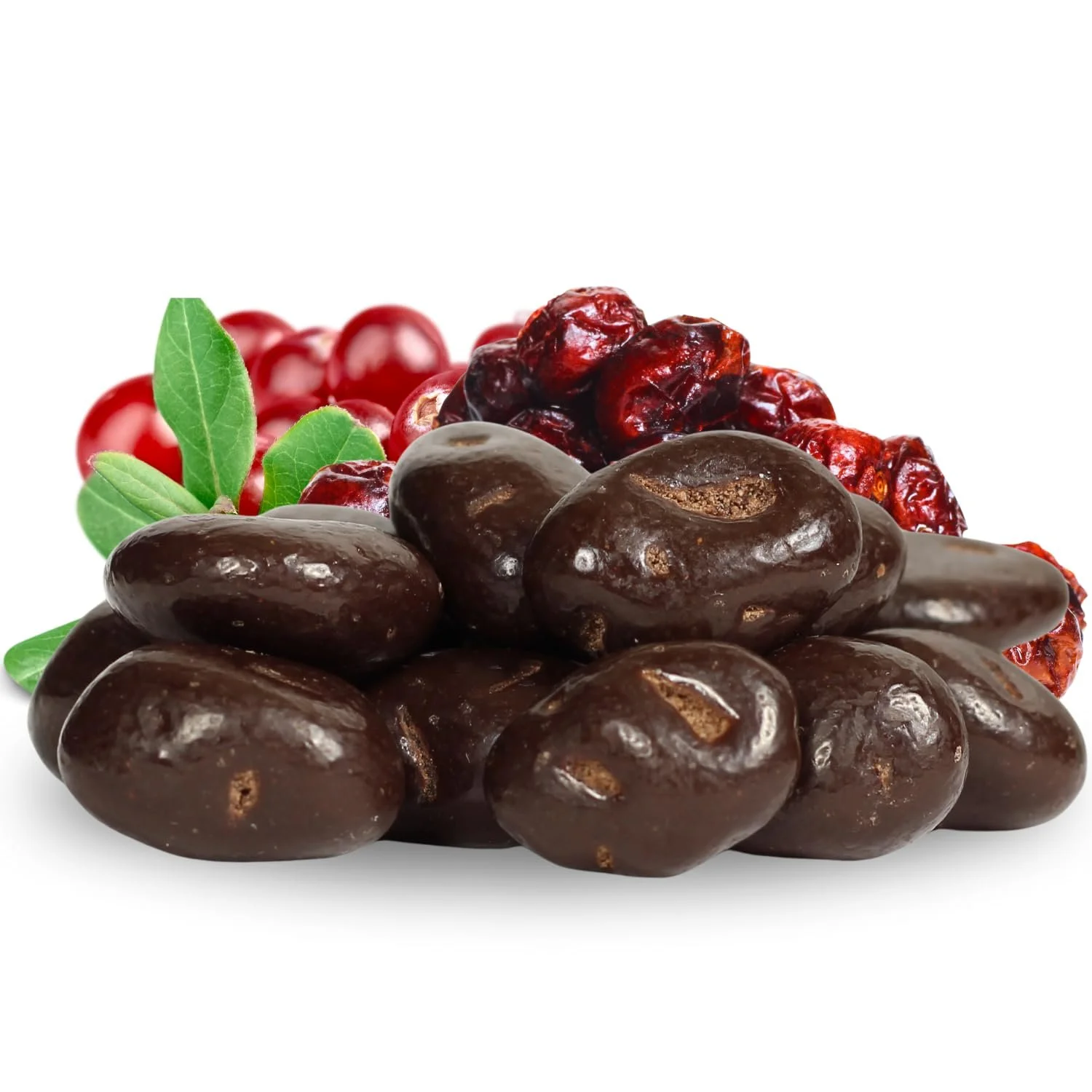 Dark Chocolate Covered Cranberries by Its Delish, 3 LBS Jumbo Container  Gourmet Dark Chocolate Cranberries, Healthy Snacks Chocolate Fruit  USA Made, Vegan, Kosher