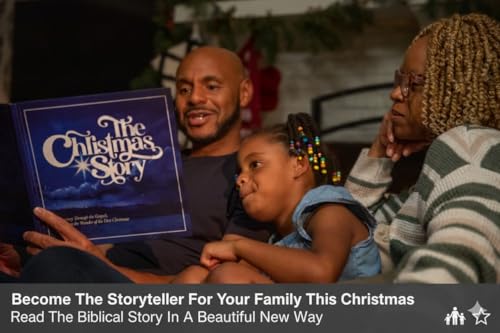 The Christmas Story Book with Immersive Video & Soundtrack - A New Family Tradition. Nativity Story Book about Jesus - Perfect Christian Gift for Religious Families and Kids