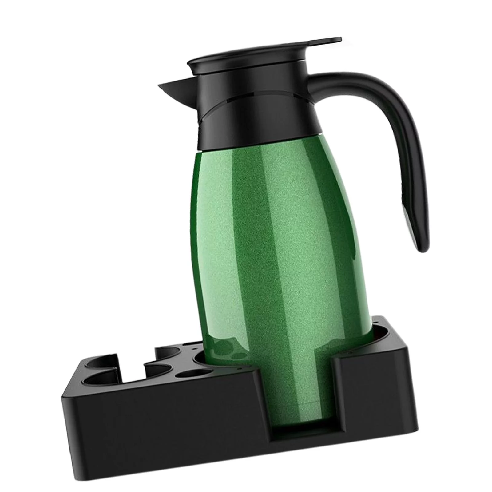 Electric Car Kettle Boiler Temperature Display Intelligent Heating Water Kettle Heated Water Boiler for 12V Green