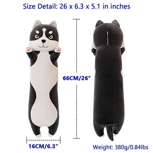 Stuffed Shark Animal Plush Toy 16 Inch Long Great White Animal Stuffed Plushies Super Soft Cute Cuddly Pillow Cushion Stuff Dolls Gifts for Children Kids Boys Girls Room Decor Bedtime, 16Inches