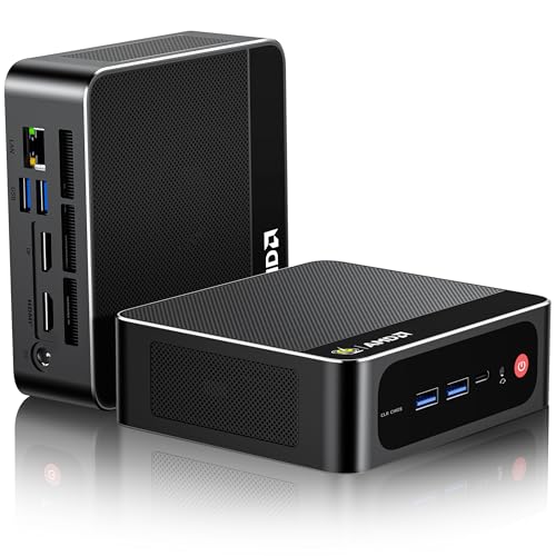 Beelink Mini PC AMD Ryzen 7 5825U Up to 4.5GHz 8C/16T, SER5 PRO Mini Computer with 32GB DDR4 RAM 1TB M.2 SSD, Support 4K Triple Screen Display(HDMI+DP+Type-C)/WiFi6/BT5.2/Gigabit LAN/Home/Office