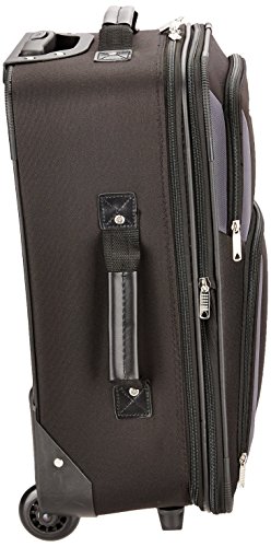 Rockland Fashion Expandable Softside Upright Luggage Set, Charcoal, 2-Piece (14/19)