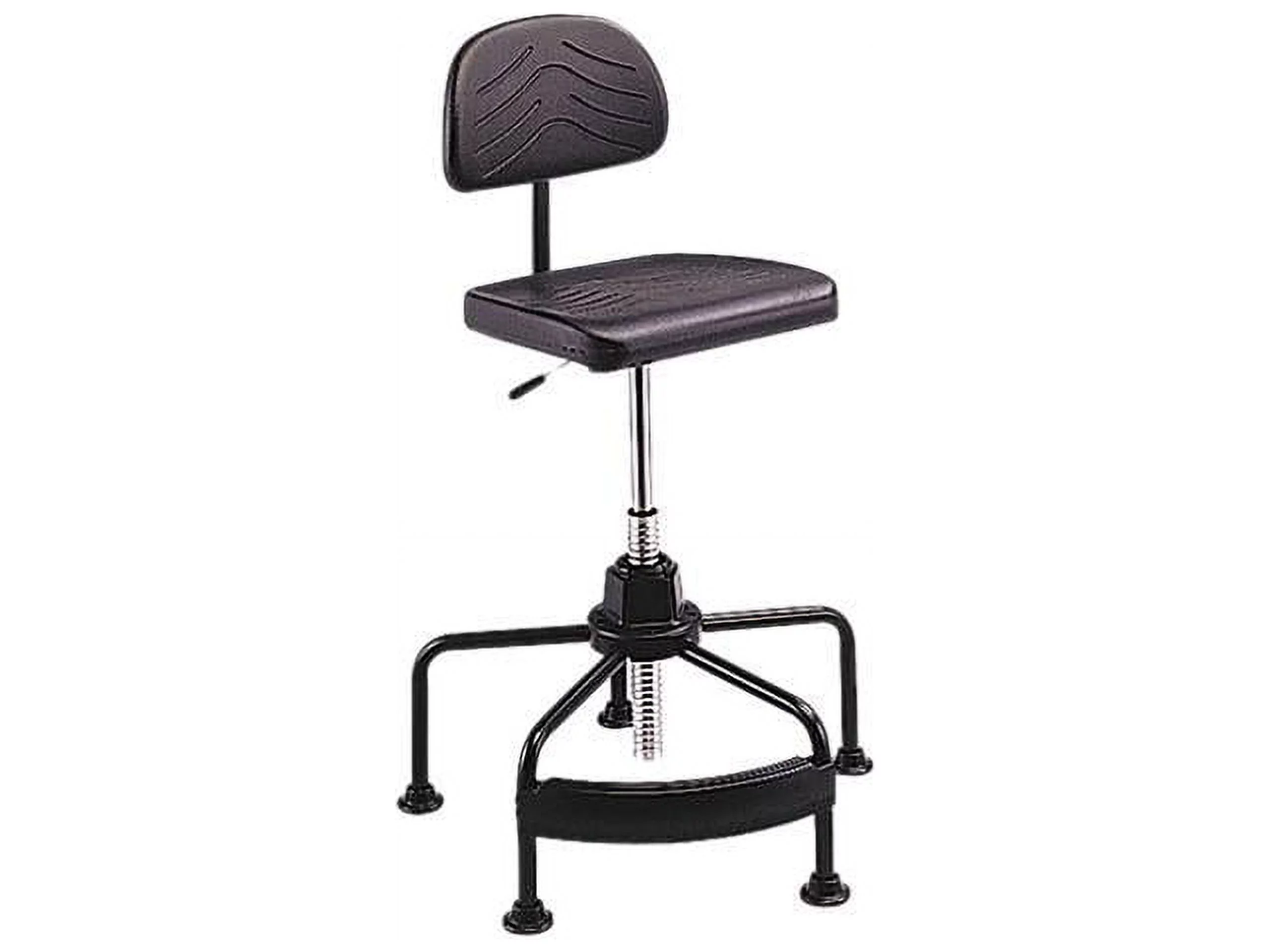 Safco 5117 Task Master EconoMahogany Industrial Chair, Black