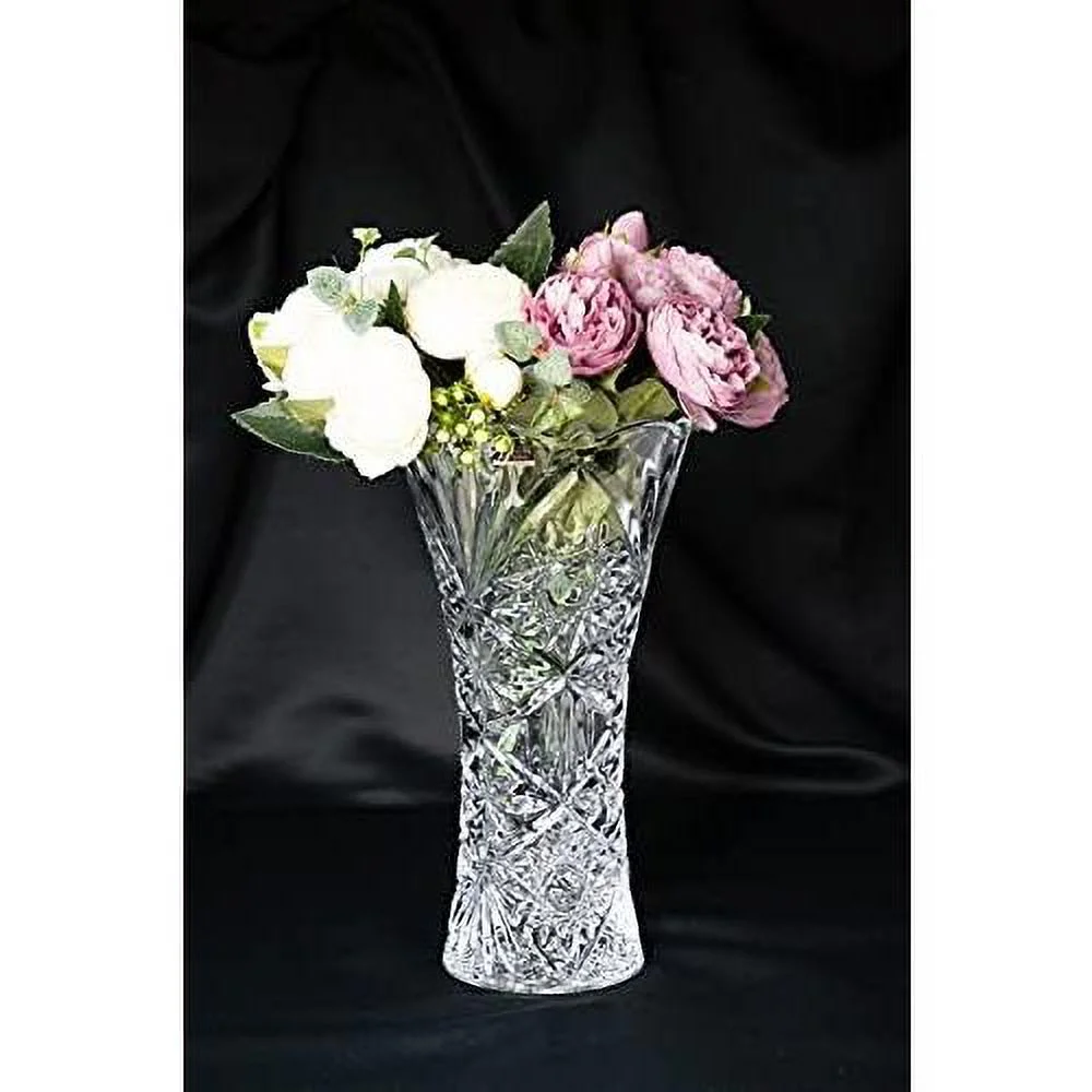 Bohemian Crystal Glass Vase 12