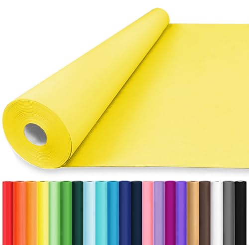 Vanhench Black Wrapping Paper, 17.5