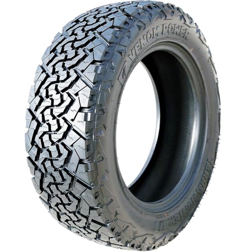 Venom Power Terra Hunter X/T XT All-Terrain Mud Light Truck Radial Tire-37X13.50R20LT 37X13.50X20 37X13.50-20 127Q Load Range E LRE 10-Ply BSW Black Side Wall