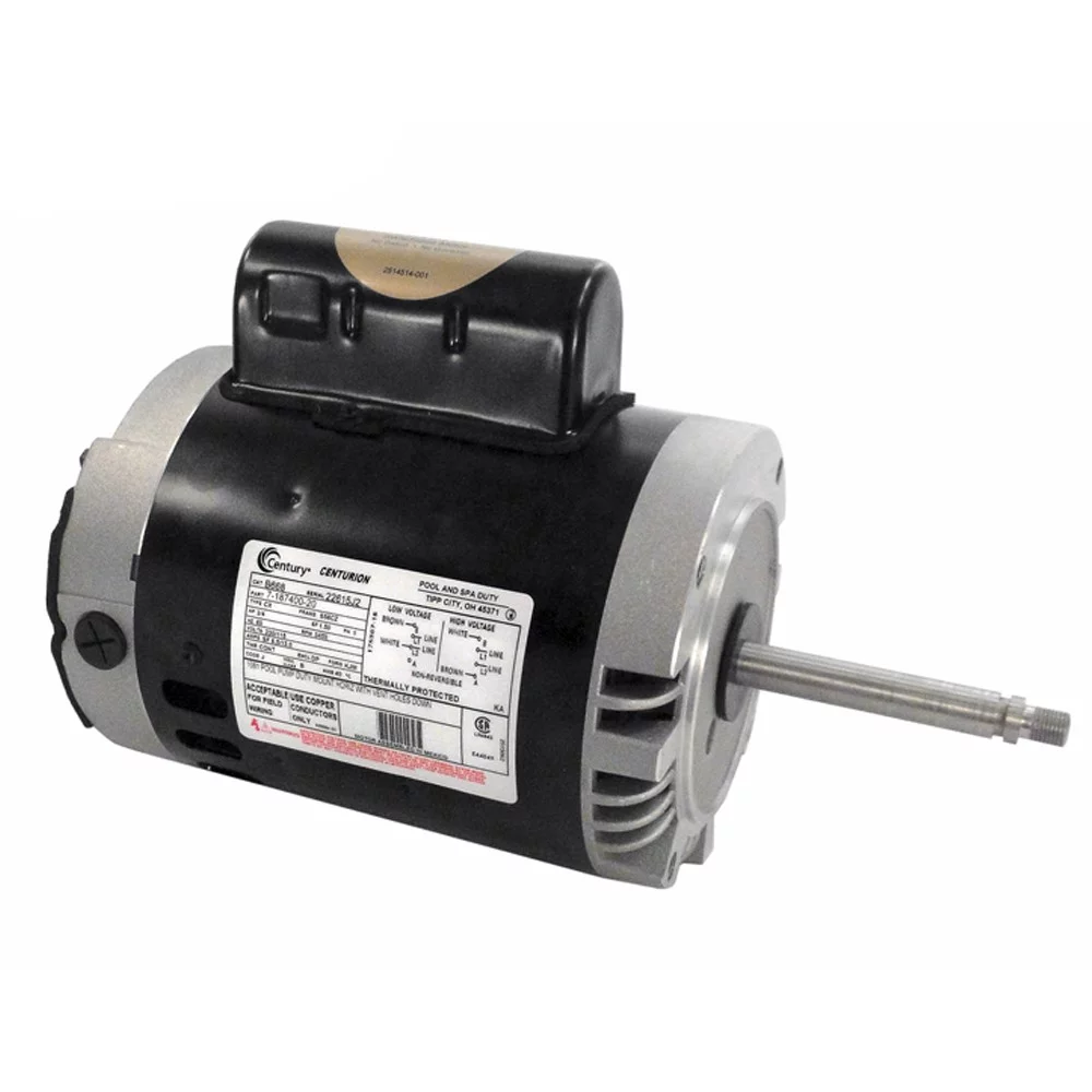 Century A.O. Smith B668 56CZ Horizontal 3/4 HP Pool Cleaner Letro Replacement Motor, 6.5/13.0A 115/230V
