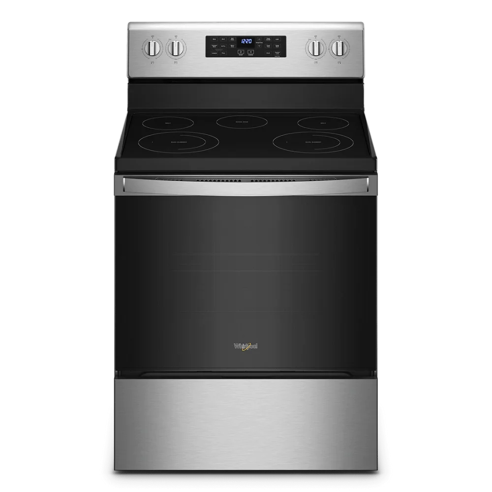 Whirlpool WFE535S0LS 5.3 Cu. Ft. Stainless Freestanding Electric Convection Range