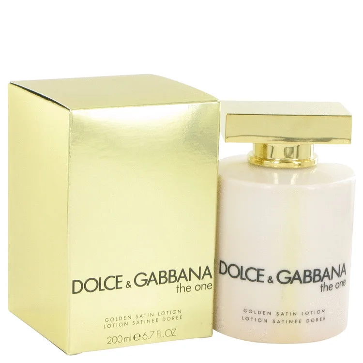 Dolce & Gabbana The One Perfumed Golden Satin Lotion, 6.7 Oz