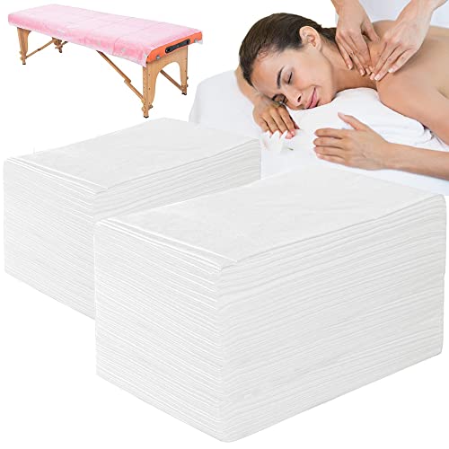 100 PCS Disposable Massage Table Sheets Non Woven Fabric SPA Bed Cover Breathable Polypropylene 31