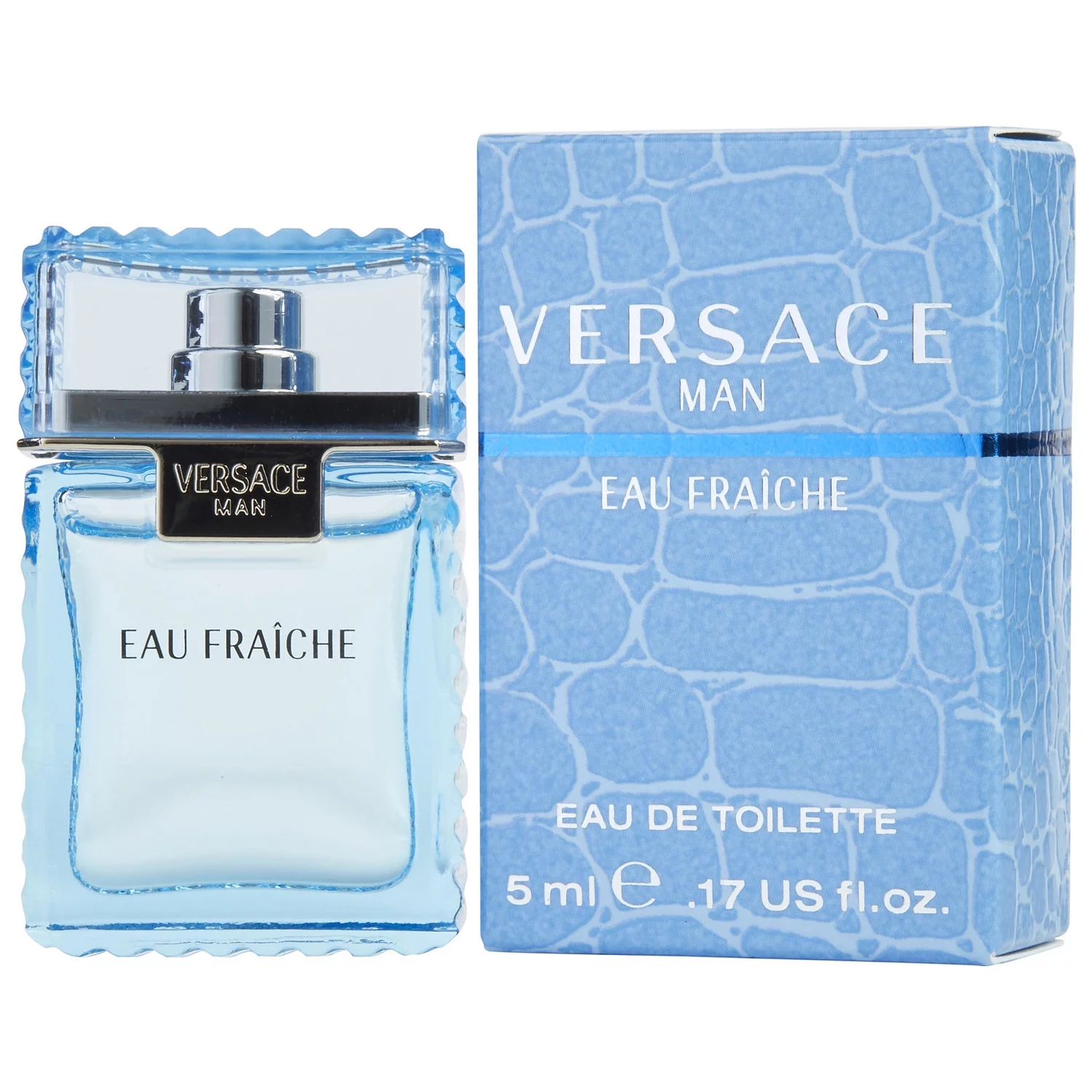 Versace 3pc Mini Splash Bottle Set of Bright Crystal EDT 5ml, Eau Fraiche EDT 5ml & Yellow Diamond EDT 5ml