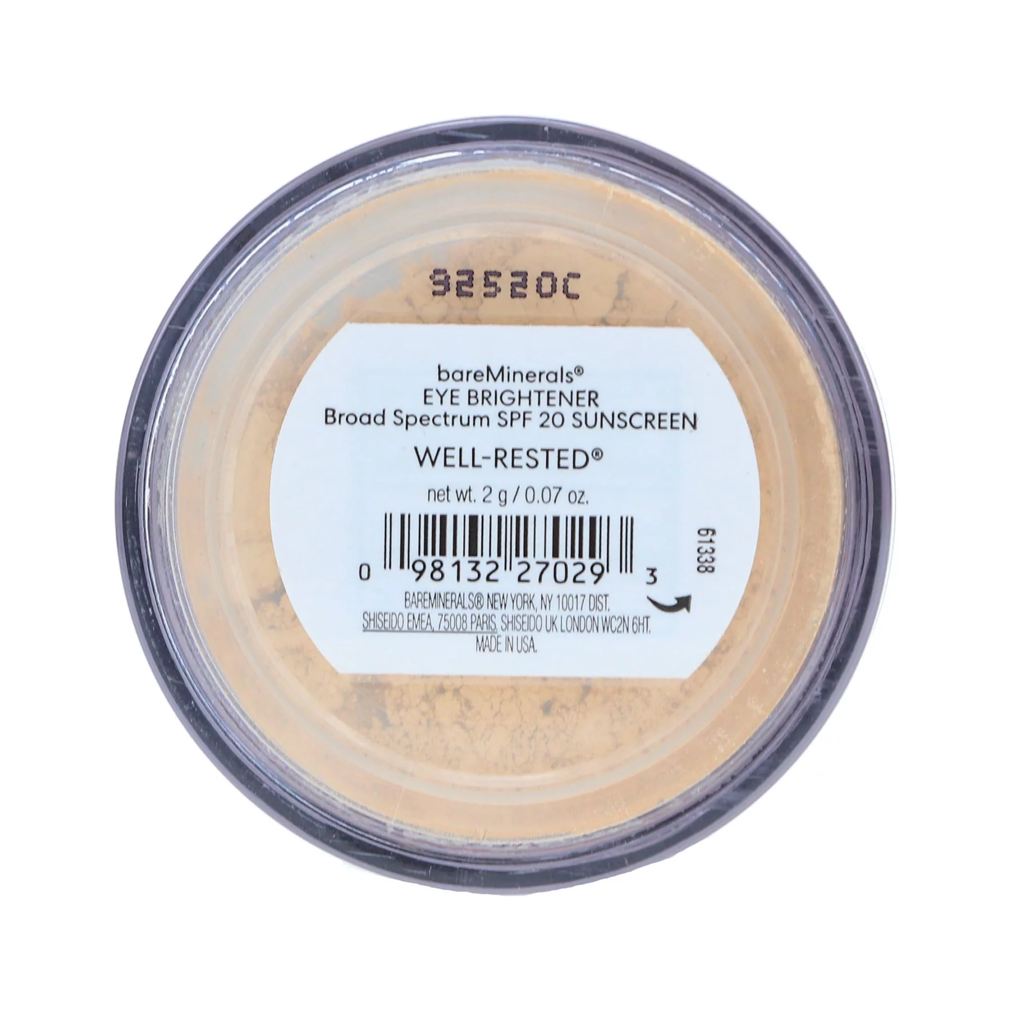 bareMinerals Well-Rested Eye Brightener Broad Spectrum SPF 20 0.07 oz