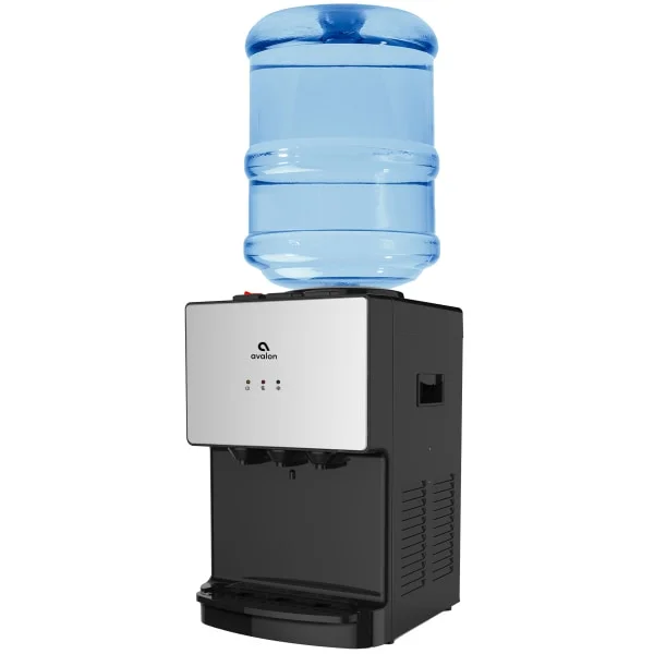 Avalon Top Loading Water Dispenser With Child Safety Lock. 3 Temperatures - Stainless Steel