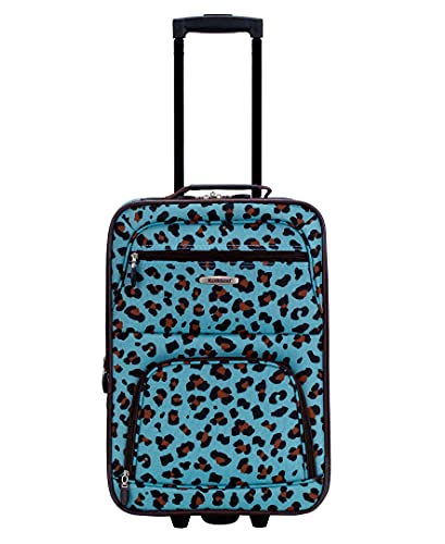Rockland Fashion Expandable Softside Upright Luggage Set, Charcoal, 2-Piece (14/19)
