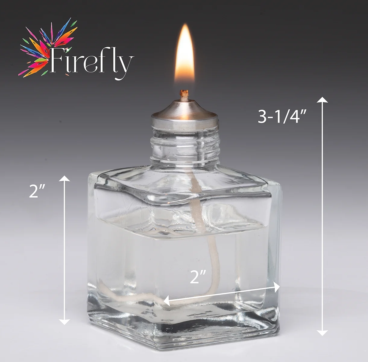 Firefly Aura Petite Glass Refillable Oil Lamp | 2