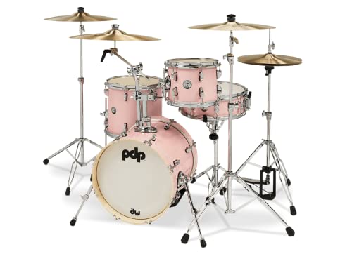 PDP New Yorker 4-piece Shell Pack - Pale Rose Sparkle