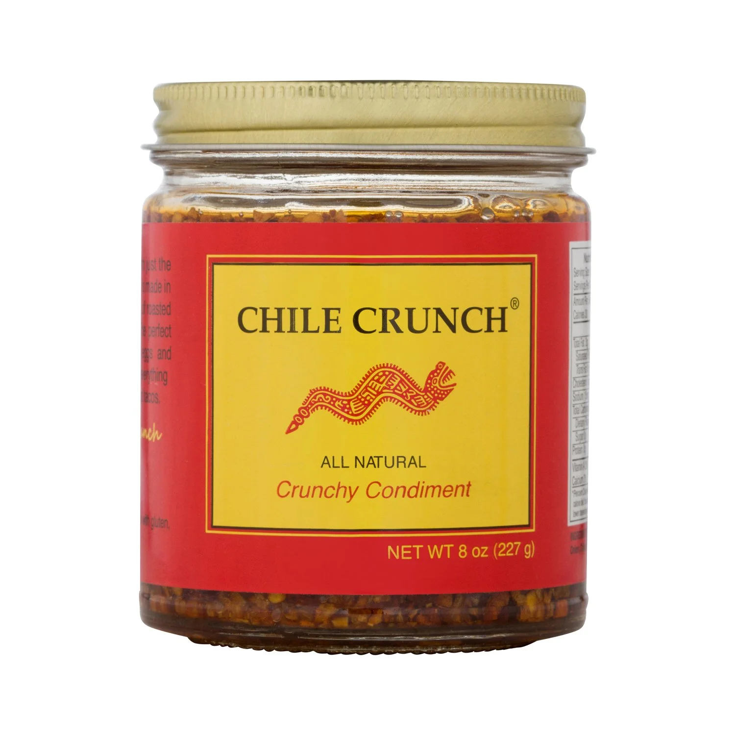 Chile Crunch - A Crunchy All Natural Spicy Condiment (Original) - 1 Jar