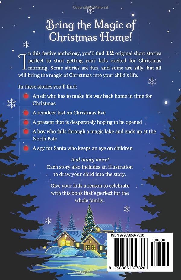 Christmas Stories for Kids 8-12: 12 Short Stories about the Magic of Christmas