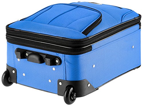 Rockland Fashion Expandable Softside Upright Luggage Set, Charcoal, 2-Piece (14/19)