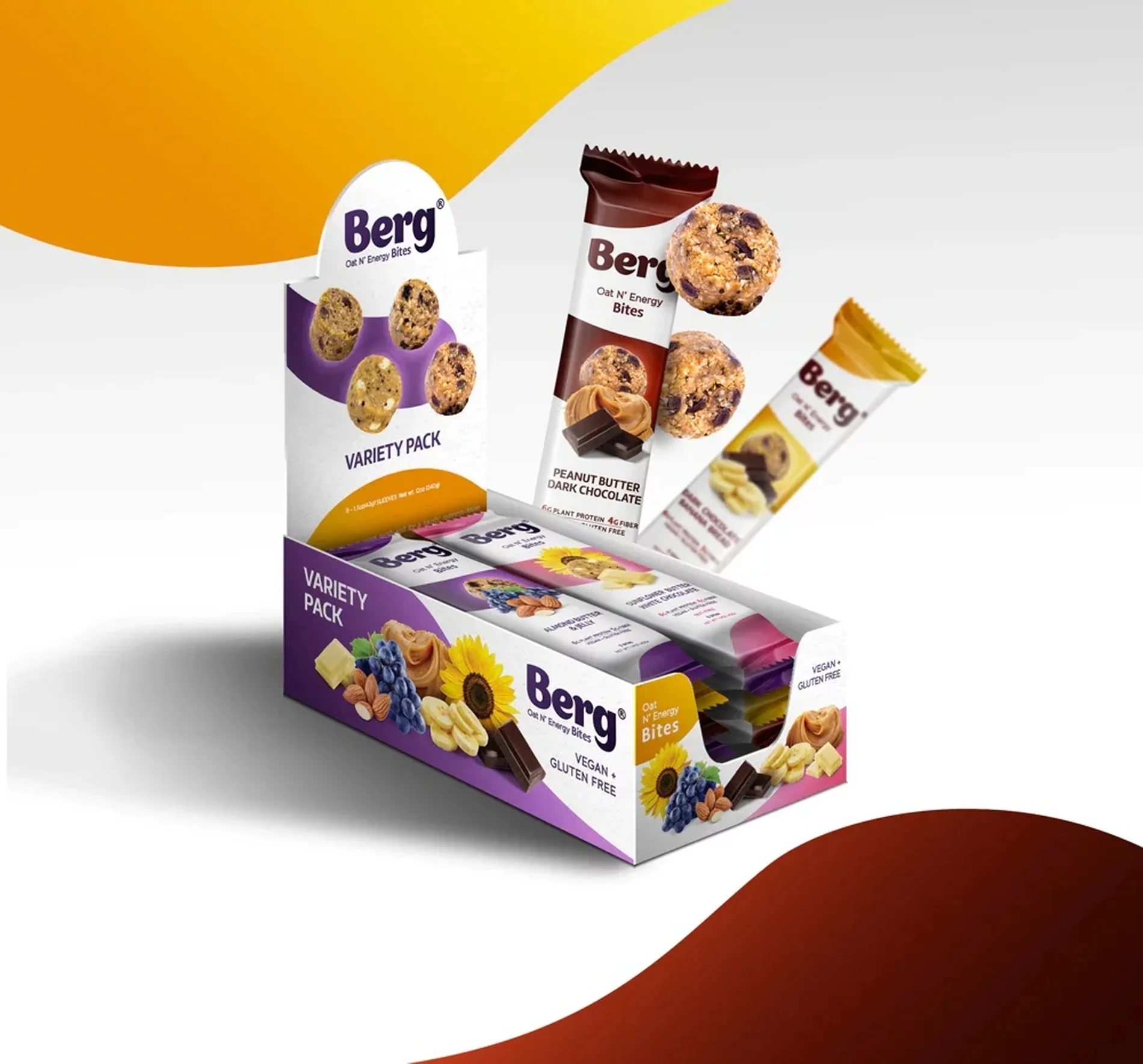 Berg Bites - Plant Protein Crunch - Box of 8