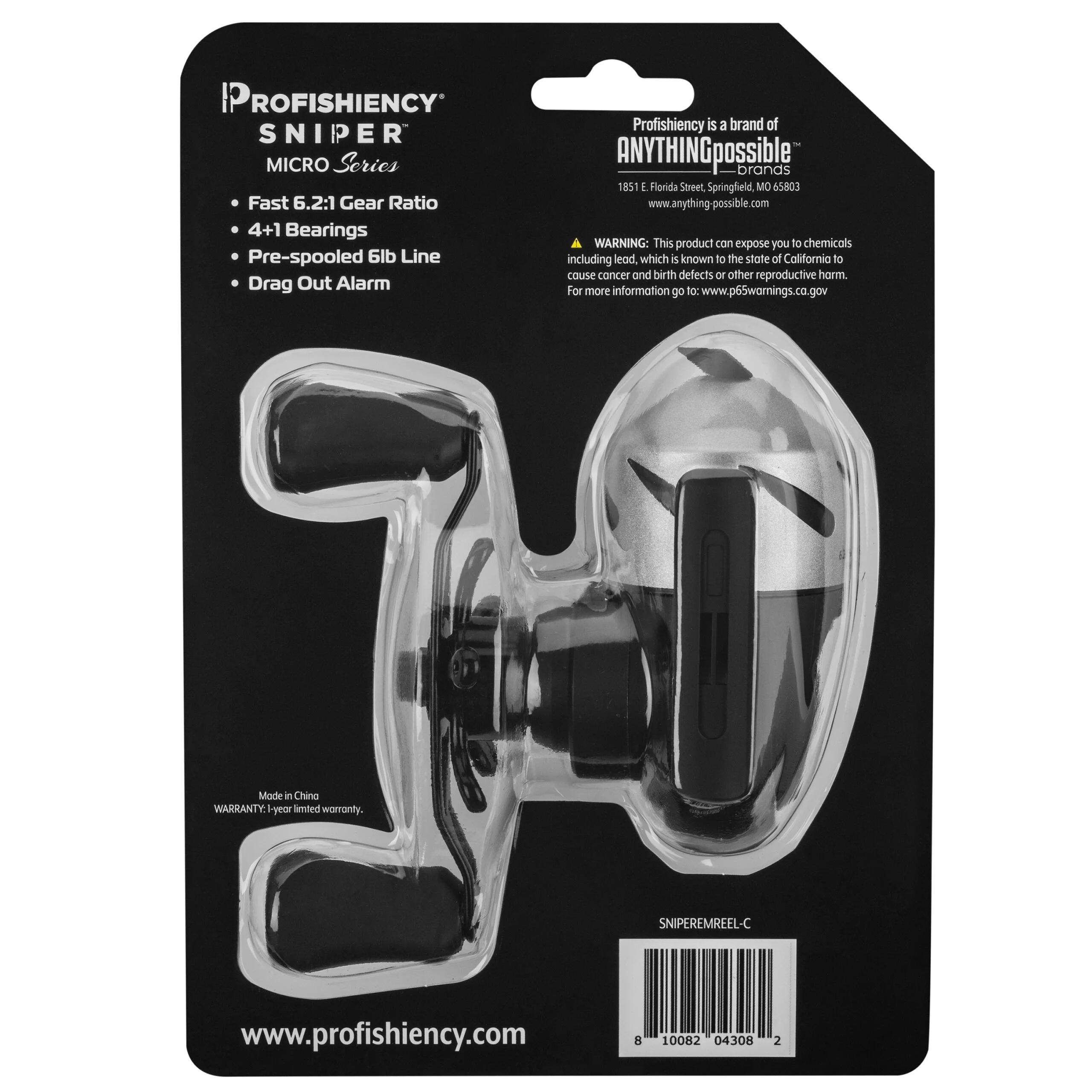 Profishiency Sniper E-Series Micro Spincast Reel