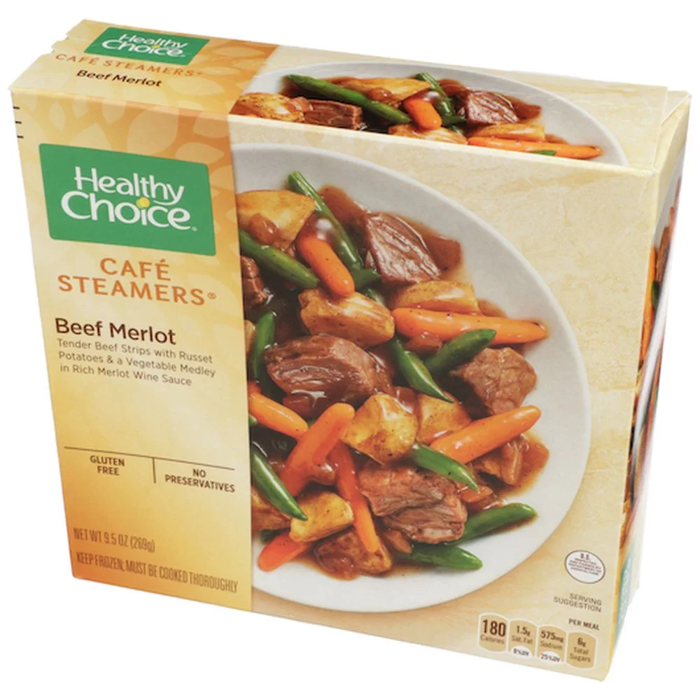 Healthy Choice Cafe Steamers Beef Merlot, 9.5 Ounce -- 8 per Case.