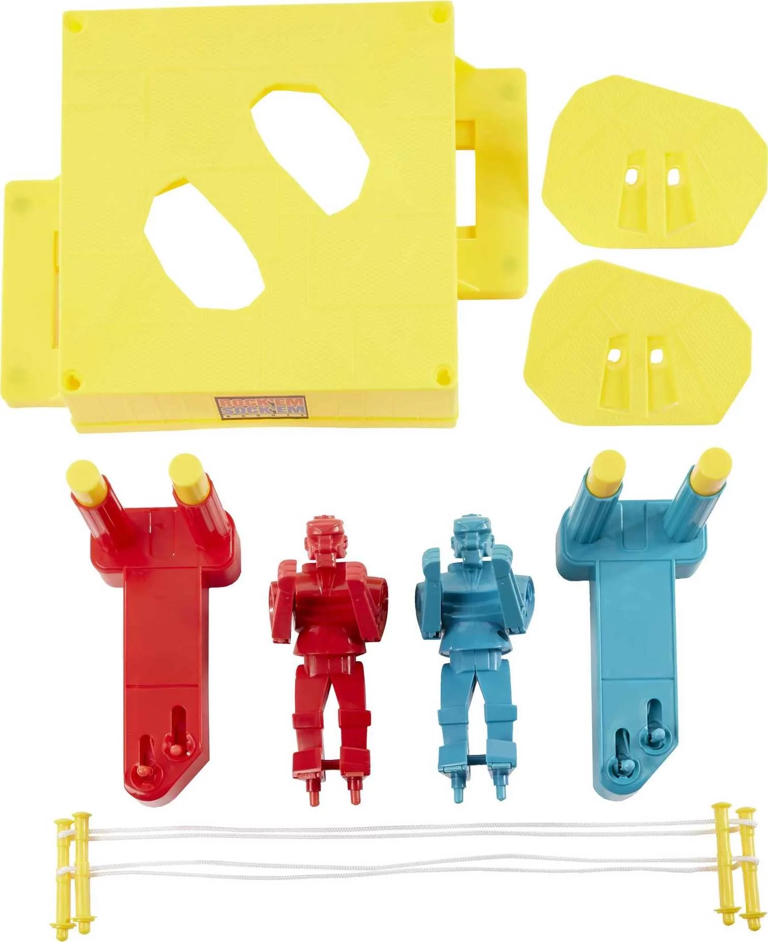 Rock 'Em Sock 'Em Robots Kids Game, Fighting Robots with Red Rocker & Blue Bomber