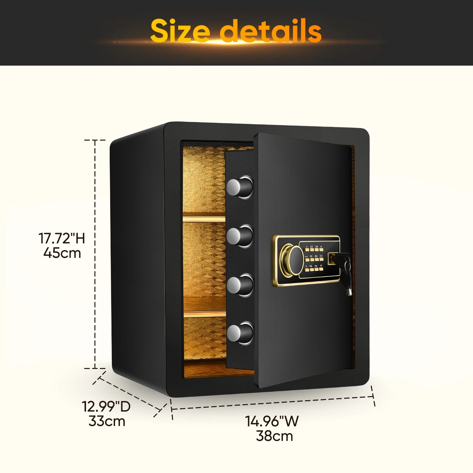 Daogugan Safe Box - 28.0 | Stylish Valuables Protection