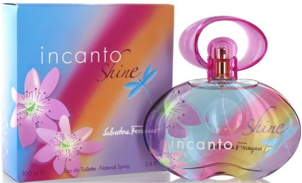 6 Pack - Incanto Shine By Salvatore Ferragamo Eau de Toilette Spray For Women 3.4 oz