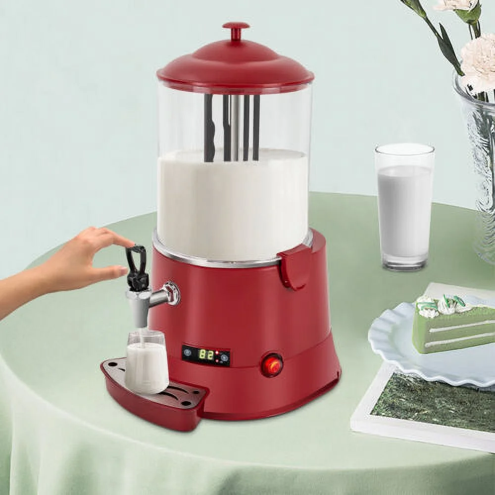 10L Commercial Hot Chocolate Dispenser Beverage Warmer Machine for Juice Milk US