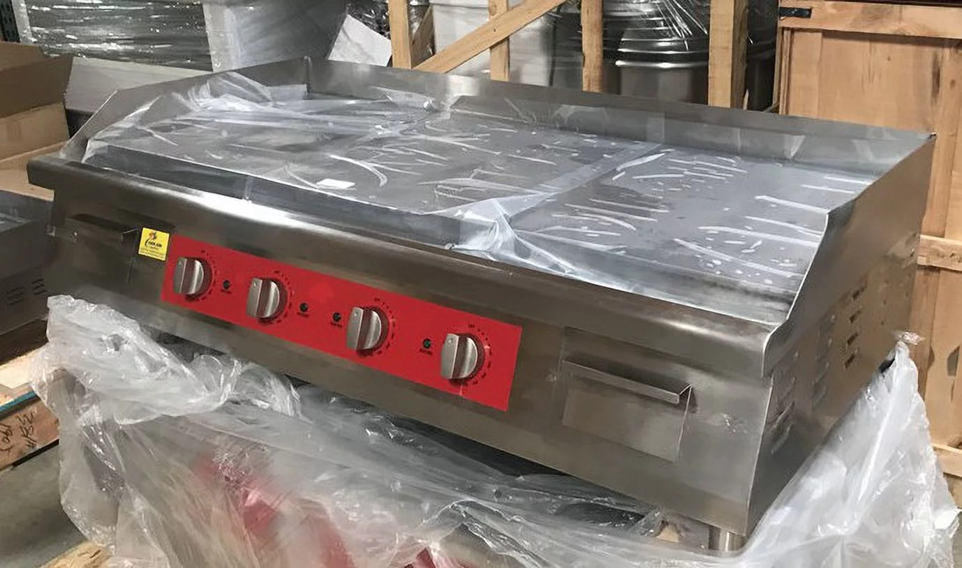 48 Inches Griddle Electric Stainless Steel Commercial Countertop Flat Top Griddle 240V NSF FN-05