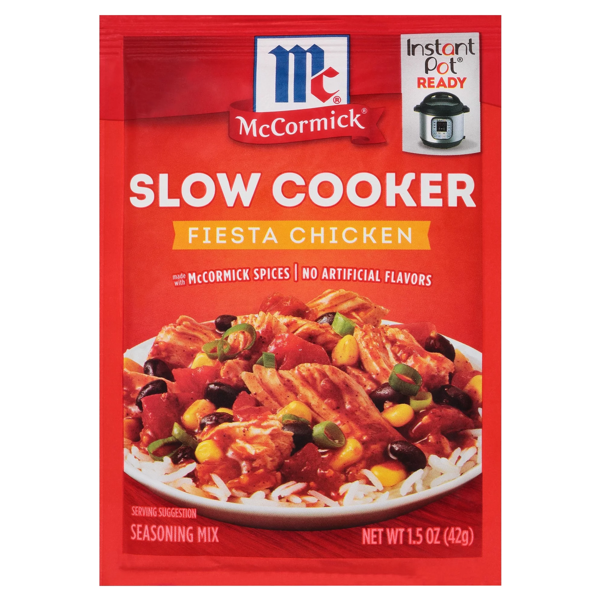 (12 pack) McCormick Slow Cooker Fiesta Chicken Seasoning Mix, 1.5 oz Mixed Spices & Seasonings