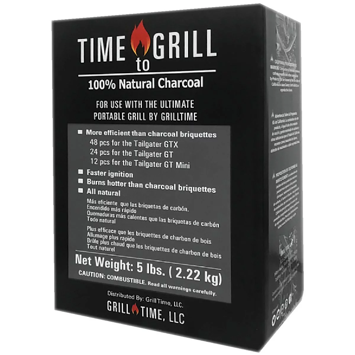 Grill Time 5 Lb. Natural Wood Charcoal UPG-CB-5