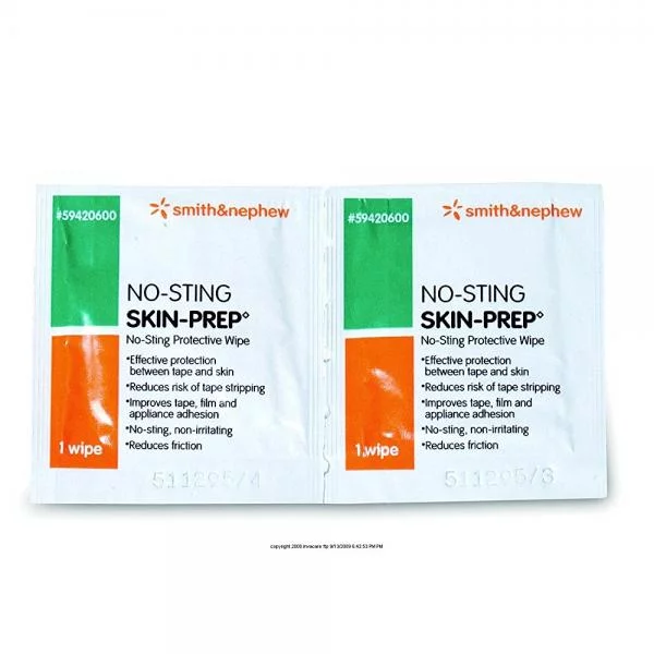 No-Sting Skin Prep, No-Sting Skinprp Wipes, (1 BOX, 50 EACH)