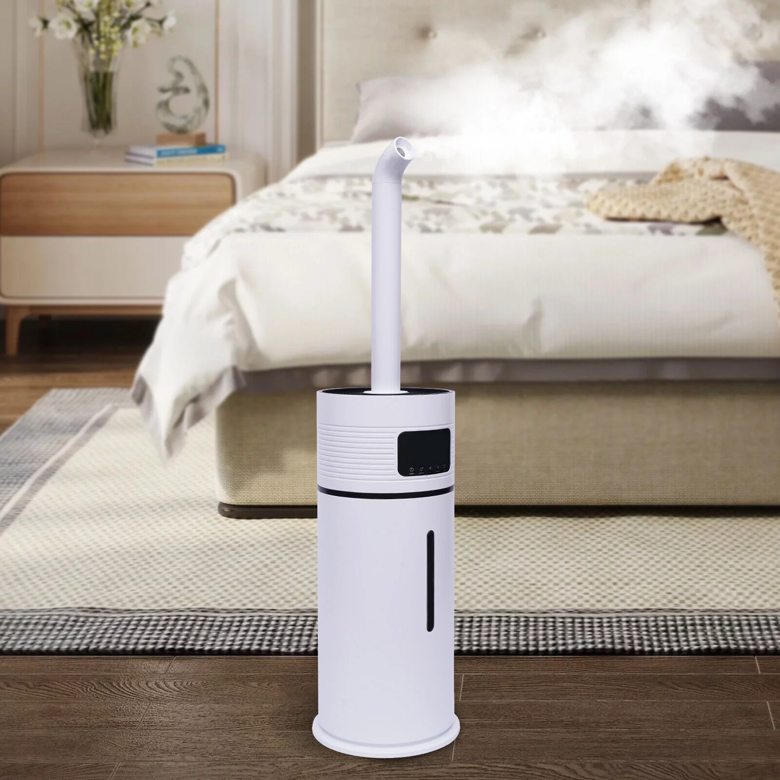 ZhdnBhnos 15L Large Humidifier w/ Remote Control Whole House Ultrasonic Cool Mist Air Humidifier for Office Greenhouse Bedroom