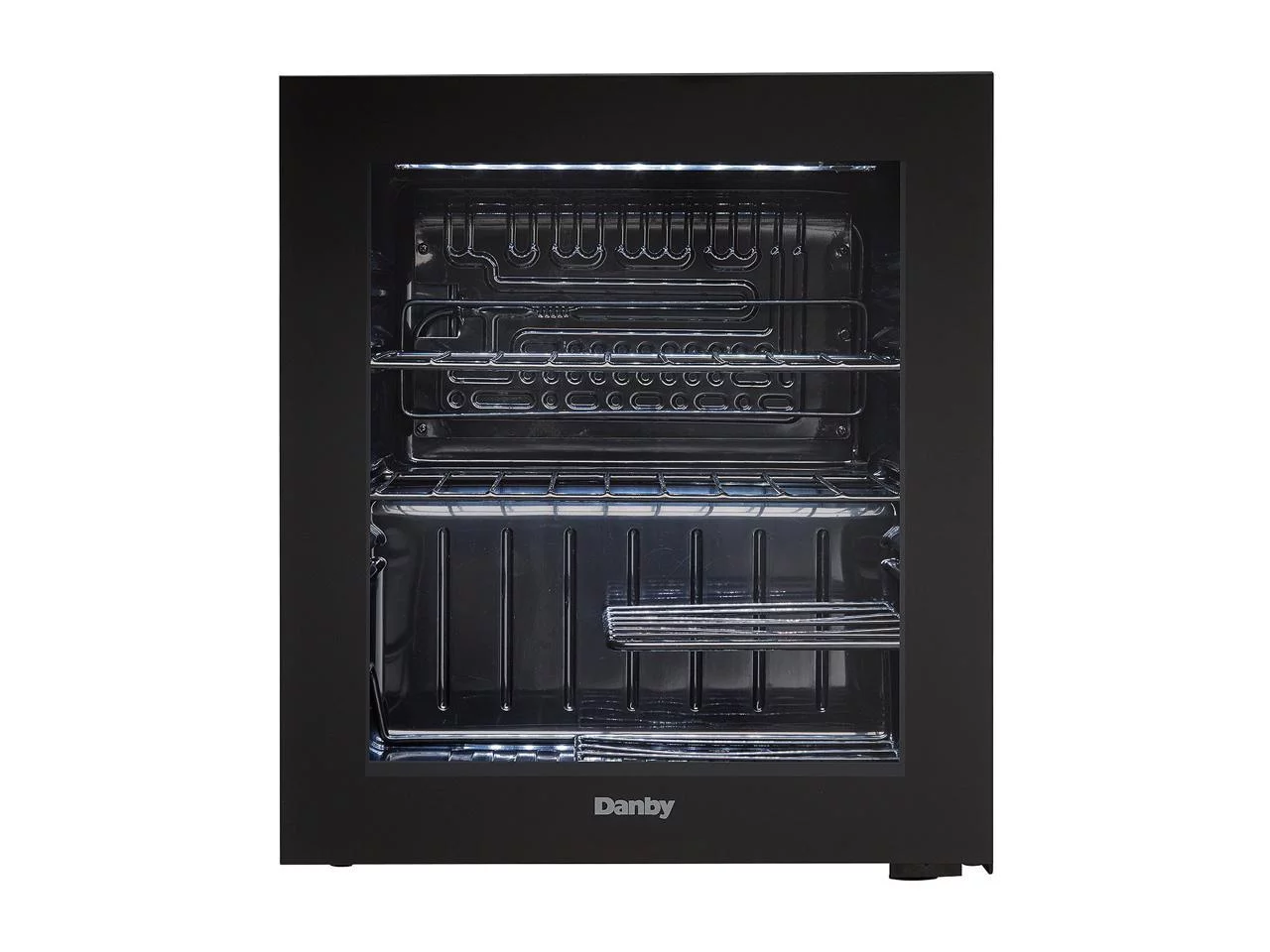 Danby DWC018A1BDB 1.8 Cu. Ft. /16 Bottle Free-Standing Counter-top Design Wine Cooler for Red or White Wine, in Black